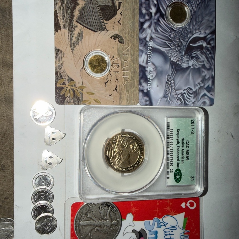 Collectible Coin coins, one pack to go coins, one go back premium silver